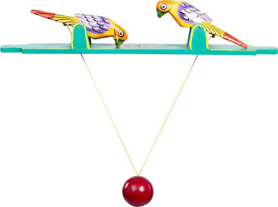 

Desi Toys Double eating birds toy, Do Chidiya(Multicolor)