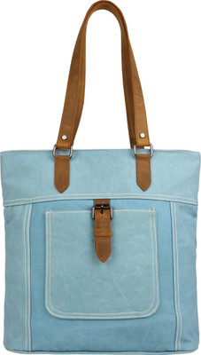 

Angesbags Anges Canvas Austin Blue Shoulder Bag(Blue, 5 inch)