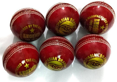 

Forever Online Shopping ASN Legend Cricket Leather Ball(Pack of 6, Red)