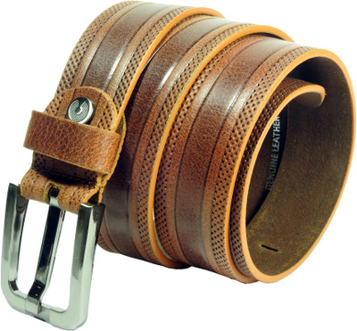 

Vogard Men Casual, Evening, Party Tan Genuine Leather Belt