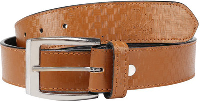 

ABLOOM Men Brown Synthetic Belt, Lightbrown