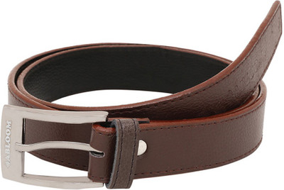 ABLOOM Men Formal Brown Synthetic Reversible Belt