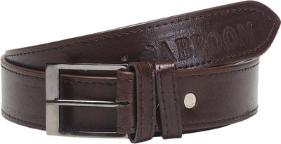 

ABLOOM Men Formal Brown Synthetic Reversible Belt