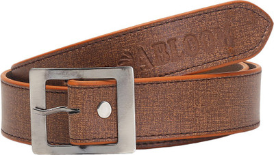 

ABLOOM Men Formal Brown Synthetic Reversible Belt