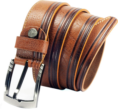 

Vogard Men Party Tan Genuine Leather Belt