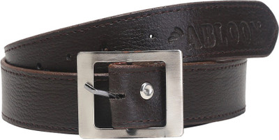 

ABLOOM Men Formal Black Synthetic Reversible Belt