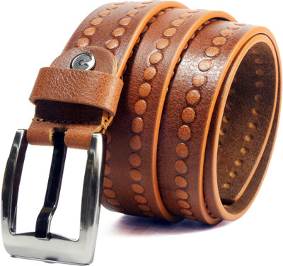 

Vogard Men Casual, Evening, Party Tan Genuine Leather Belt
