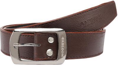 

ABLOOM Men Formal Brown Synthetic Reversible Belt
