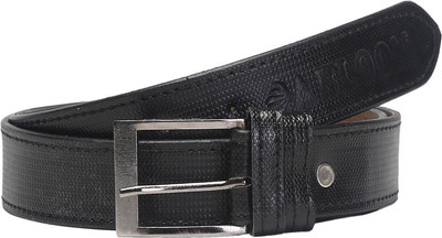 

ABLOOM Men Formal Black Synthetic Reversible Belt