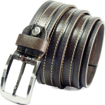 

Vogard Men Casual Brown Genuine Leather Belt