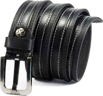 

Vogard Men Casual Black Genuine Leather Belt