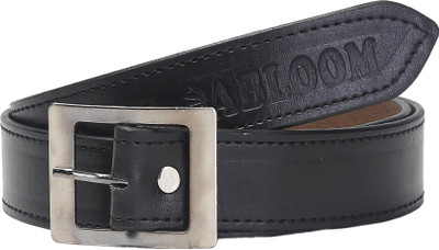 

ABLOOM Men Formal Black Synthetic Reversible Belt
