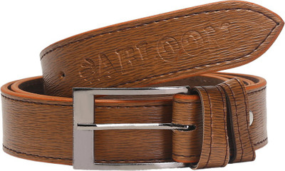

ABLOOM Men Formal Brown Synthetic Reversible Belt