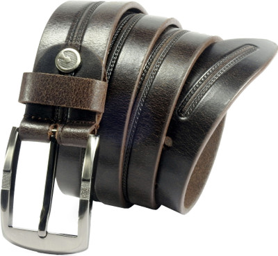 

Vogard Men Party Brown Genuine Leather Belt