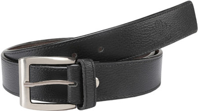 ABLOOM Men Formal Black Synthetic Reversible Belt