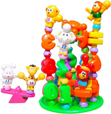 

Zest 4 Toyz Finest Quality English Learning Blocks for Kids with Cartoon Figures, Super Solid Material + 100% Non Toxic + Bag Packing, Best Gift, Toy (28 Pcs)(Multicolor)
