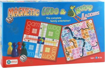 

Deal Bindass Ekta Magnetic Ludo & Snakes Ladders Board Game