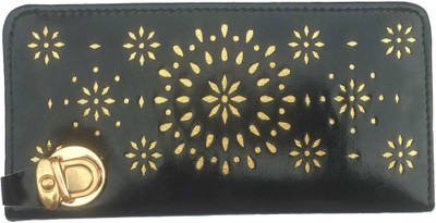 goldeno Casual Black Clutch