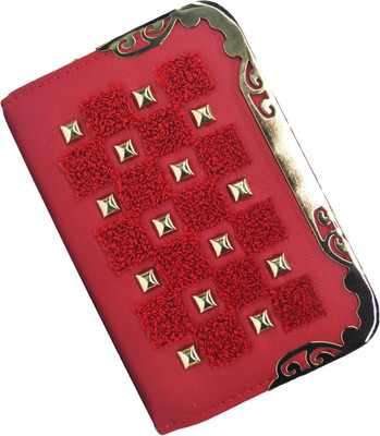

Netboys Women Red Artificial Leather Wallet(4 Card Slots)