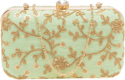 

Tarusa Casual Green Clutch