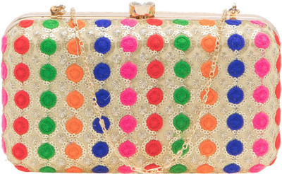

Tarusa Casual Multicolor Clutch