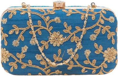 

Tarusa Casual Blue Clutch