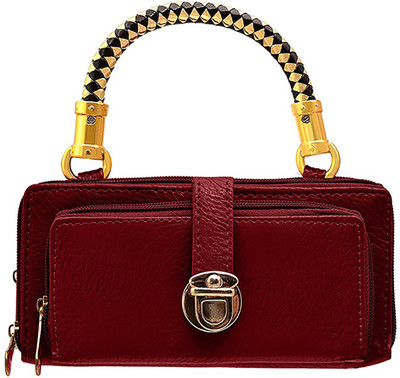 

Tap Fashion Casual Maroon Clutch