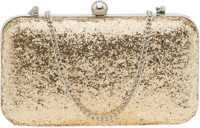 

Tarusa Casual Gold Clutch