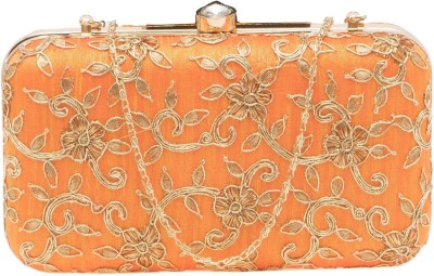 

Tarusa Casual Orange Clutch