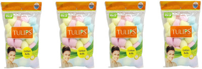 

Tulips 50 Multi Color Cotton Balls in a Ziplock Bag (pack of 4)(50 Units)
