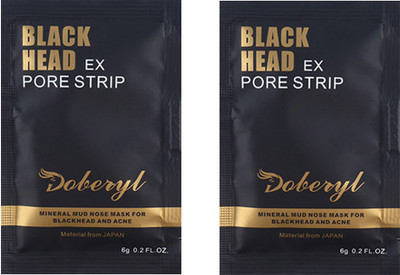 

Doberyl EX Pore Strip Facial Blackhead Remover Mineral Mud(12 g)