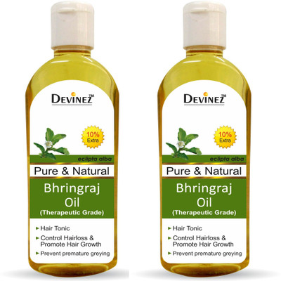 

Devinez Bhringraj Oil - 100% Pure, Natural, Undiluted, Therapeutic Grade Coldpressed Oil For Hair growth, Falling Hair Hair Oil(110 ml)