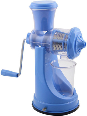

National Delux fruit and Vegetable Stainless Steel, Plastic Hand Juicer(Blue Pack of 1)