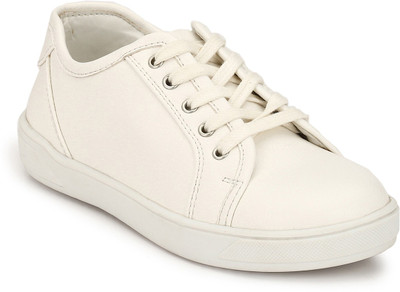 

Hirel's Boys Lace Casual Boots(White