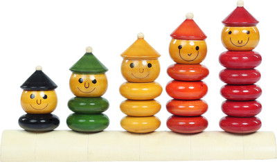 

Desi Toys Peppy 5 stackers, Hum Panch Stacker(Multicolor)