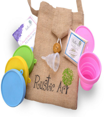 

Rustic Art  Reusable Menstrual Cup(Pack of 1, White