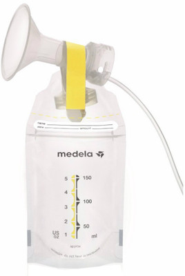 

Medela Pump & Save Bags(Pack of 20, White, Yellow)