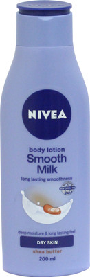 

Nivea Smooth Milk for Dry Skin with Shea Butter Body Lotion(200 ml)
