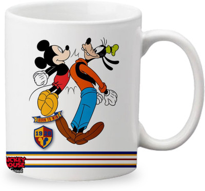 

ORKA Mickey Mouse1 Digital Printed Ceramic Mug(350 ml), Multicolor
