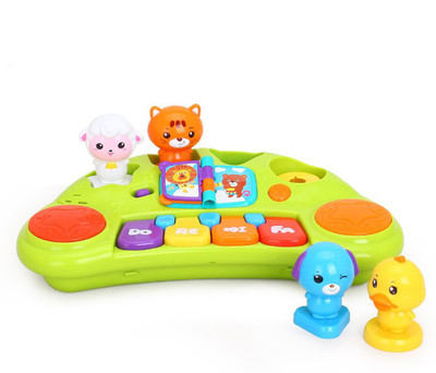 

Kiditos Funny Animal Keyboard Educational Instrument Developmental Piano Musical Toy(Multicolor)