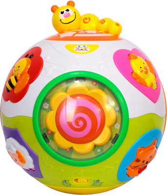 

Kiditos Electrical Happy Ball Baby Early Developing Exercise Musical Toy(Multicolor)