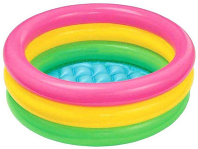 

Dhawani WaterInflatable Tub Pools 2ft Diameter. Heavy Duty PVC Construction(Multicolor)
