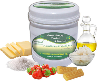 Ecoplanet Aromatherapy Scrub Salt Base Strawberry Scrub(1000 g)
