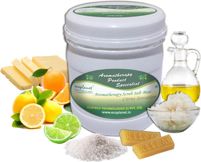 

Ecoplanet Aromatherapy Scrub Salt Base Citrus Sensation Scrub(1000 g)