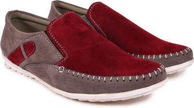

True Soles Loafers For Men(Grey, Maroon, Cherry