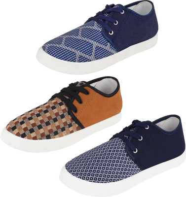 

SHOEFLY COMBO(O)-692+693+694 Casuals For Men(Blue