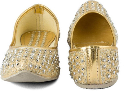 

trishas juti8510 Jutis For Women(Gold, Golden