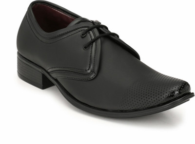 

Fentacia Perforated Lace Up For Men(Black