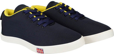 

Action Men's Navy Yellow Sneakers For Men(Navy, Yellow