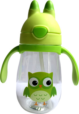 

Saanveria Saanveria Premium Quality Baby Straw Cup Sipper 250 ml Double Deck Automatic Straw (Green)(Green)